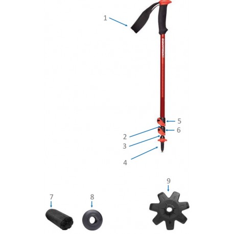 Części zamienne Sticks Trail Sport Black Diamond