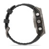 Garmin Fenix 8 Pro Watch - 47 mm - AMOLED, Sapphire, Titanium, Titanium, graphite/black silicone strap
