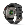 Garmin Fenix 8 Pro Watch - 47 mm - AMOLED, Sapphire, Titanium, Titanium, graphite/black silicone strap
