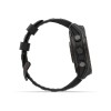 Garmin Fenix 8 Pro Watch - 51 mm - AMOLED, Sapphire, Titanium, Carbon Gray DLC, black/pebble gray silicone strap