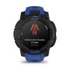 Garmin Instinct 3 AMOLED-kello - 45 mm - musta sähkösinisellä rannekkeella