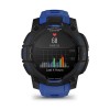 Garmin Instinct 3 AMOLED-kello - 45 mm - musta sähkösinisellä rannekkeella