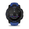 Garmin Instinct 3 AMOLED-kello - 45 mm - musta sähkösinisellä rannekkeella