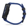 Garmin Instinct 3 AMOLED-kello - 45 mm - musta sähkösinisellä rannekkeella