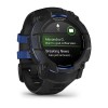 Garmin Instinct 3 AMOLED-kello - 50 mm - musta sähkösinisellä rannekkeella