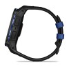 Garmin Instinct 3 AMOLED-kello - 50 mm - musta sähkösinisellä rannekkeella