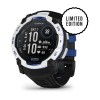 Garmin Instinct 3 aurinkokello - 50 mm - valkoinen, valkoinen/sähkösininen ranneke