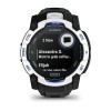 Garmin Instinct 3 aurinkokello - 50 mm - valkoinen, valkoinen/sähkösininen ranneke