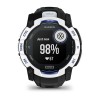Garmin Instinct 3 aurinkokello - 50 mm - valkoinen, valkoinen/sähkösininen ranneke