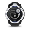 Garmin Instinct 3 aurinkokello - 50 mm - valkoinen, valkoinen/sähkösininen ranneke
