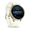 Garmin Venu 4 Watch - Lunar Gold with Ivory Silicone Strap - 41mm Case