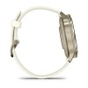 Garmin Venu 4 Watch - Lunar Gold with Ivory Silicone Strap - 41mm Case