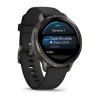 Venu 4 Garmin Watch - Gray with Black Silicone Strap - 41 mm case