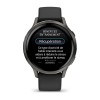 Venu 4 Garmin Watch - Gray with Black Silicone Strap - 41 mm case