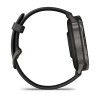 Venu 4 Garmin Watch - Gray with Black Silicone Strap - 45 mm case