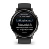 Venu 4 Garmin Watch - Gray with Black Silicone Strap - 45 mm case