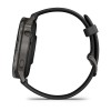 Venu 4 Garmin Watch - Gray with Black Silicone Strap - 45 mm case