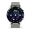Garmin Venu 4 Watch - Silver with Gray Silicone Strap - 45mm Case