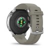 Garmin Venu 4 Watch - Silver with Gray Silicone Strap - 45mm Case