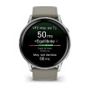Garmin Venu 4 Watch - Silver with Gray Silicone Strap - 45mm Case