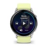 Garmin Venu 4 Watch - Silver with Lemon Yellow Silicone Strap - 45mm Case