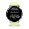 Garmin Venu 4 Watch - Silver with Lemon Yellow Silicone Strap - 45mm Case