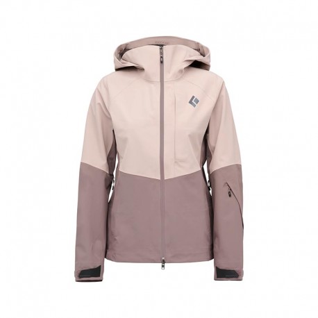 Chaqueta de muller Recon Stretch Ski Shell Black Diamond - Pale Mauve-Dark Mauve