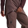 Salopette da donna Recon Stretch Bib Black Diamond - Pale Mauve-Dark Mauve