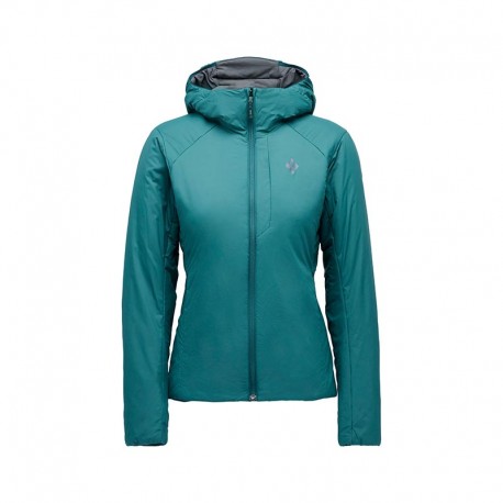 Damska bluza z kapturem First Light Stretch Black Diamond - Deep Woods