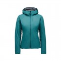 Veste femme pierwszy lekki bluza z kapturem czarny diament