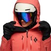 Giacca da sci alpino da donna Recon LT Stretch Shell Black Diamond - Baja Sunrise