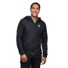 Veste First Light Hybrid pulover s kapuco Black Diamond - črn