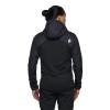 Veste First Light Hybrid pulover s kapuco Black Diamond - črn