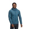 Veste First Light Hybrid pulover s kapuco Black Diamond - Midnight Blue