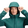 Ženska majica s kapuco First Light Hybrid Black Diamond - Deep Woods
