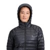 Doudoune femme Deploy Pulover s kapuco s polno zadrgo Black Diamond - črn