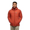 Access Down Pulover s kapuco Black Diamond - Burnt Sienna
