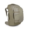 Ženska putna torba Fairview 70 Osprey - Sawdust/Olive Tan