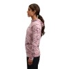 Ženski pulover s kapuco Alpenglow Black Diamond - Relief-Meadow Rose-Fig