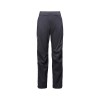 Pantalon femme Stormline raztegljive dežne hlače s polno zadrgo Black Diamond – črne