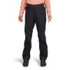 Pantalon femme Stormline raztegljive dežne hlače s polno zadrgo Black Diamond – črne