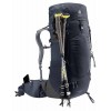 Mochila Deuter Aircontact Lite 40 + 10 - preto-grafite