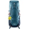 Deuter Aircontact Lite 45+10 SL Vandringsväska - Arctic Blue/Navy