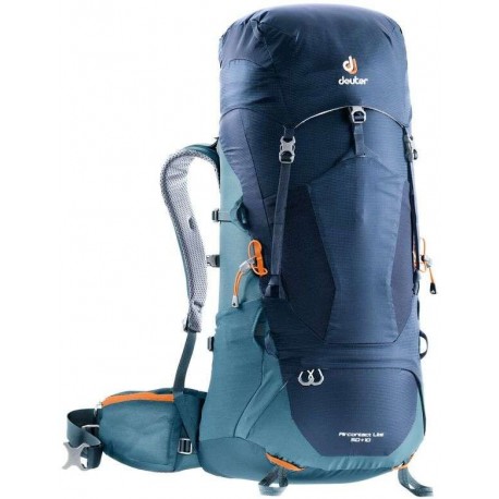 Deuter Aircontact Lite 50+10 Vandringsväska - Marin/Arctic Blue