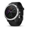 Garmin Vivoactive 3 kello - hopea mustalla silikonirannekkeella