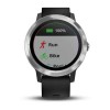 Garmin Vivoactive 3 kello - hopea mustalla silikonirannekkeella