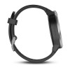 Garmin Vivoactive 3 kello - hopea mustalla silikonirannekkeella