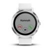 Garmin Vivoactive 3 -kello - hopea valkoisella silikonirannekkeella
