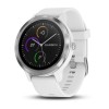 Garmin Vivoactive 3 -kello - hopea valkoisella silikonirannekkeella
