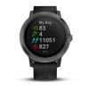 Garmin Vivoactive 3 kello - harmaa mustalla silikonirannekkeella